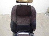 Recambio de asiento delantero izquierdo para hyundai i30 style referencia OEM IAM CUERO NEGRO Y TELA ROJA 5 PUERTAS