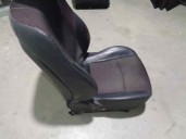 Recambio de asiento delantero izquierdo para hyundai i30 style referencia OEM IAM CUERO NEGRO Y TELA ROJA 5 PUERTAS
