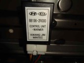 Recambio de asiento delantero izquierdo para hyundai i30 style referencia OEM IAM CUERO NEGRO Y TELA ROJA 5 PUERTAS