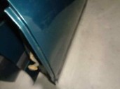 Recambio de puerta trasera izquierda para daewoo aranos 1.8 referencia OEM IAM  VERDE 4 PUERTAS