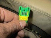 Recambio de asientos trasero izquierdo para citroën c6 exclusive referencia OEM IAM CUERO BEIGE 4 PUERTAS