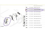 Replacement front trim strips for Mini Mini (F55) Cooper S OEM IAM reference 51137329050 51137329050 