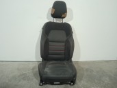 Recambio de asiento delantero izquierdo para renault arkana referencia OEM IAM 876513829R CUERO NEGRO 5 PUERTAS