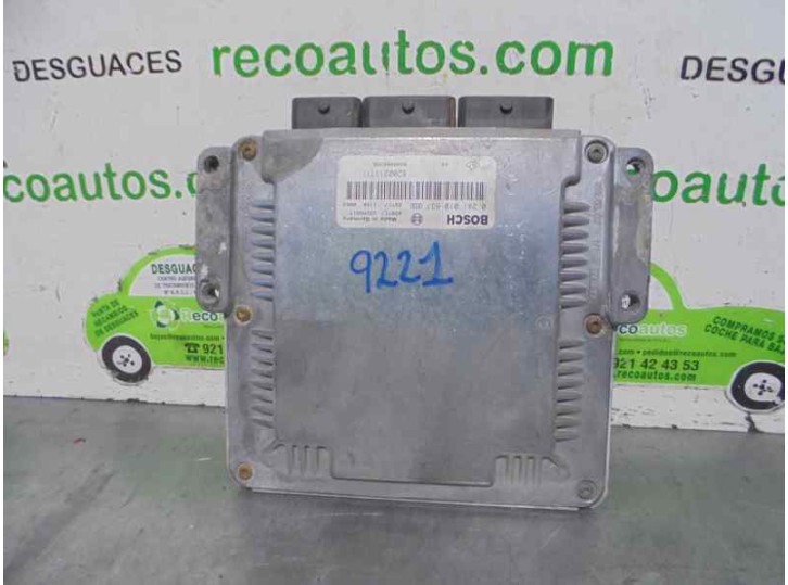 Replacement engine ECU for Renault Laguna II (BG0) 2.2 dCi turbodiesel OEM IAM reference 8200211711 0281010637 BOSCH