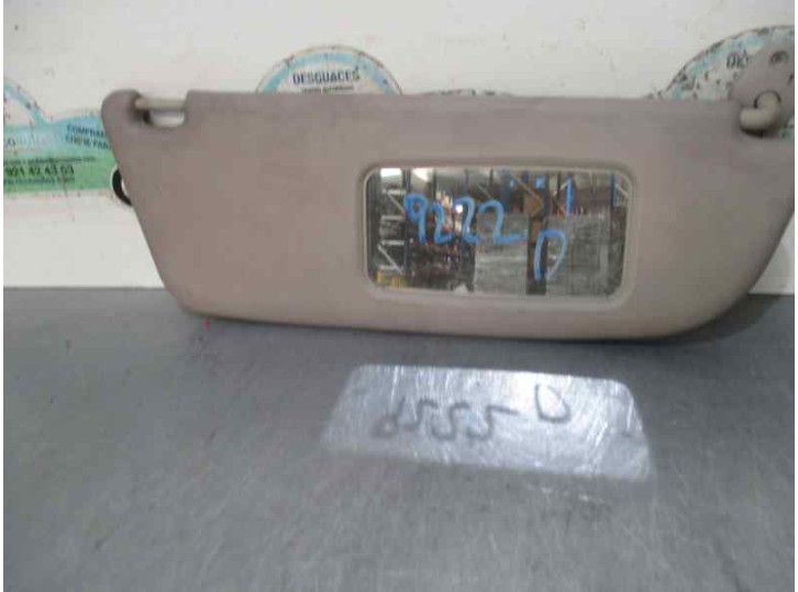 Recambio de parasol derecho para opel tigra 1.6 16v referencia OEM IAM 1437514  