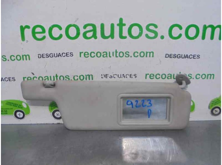 Recambio de parasol derecho para seat ibiza (6k1) 1.9 sdi referencia OEM IAM 6K1857552 