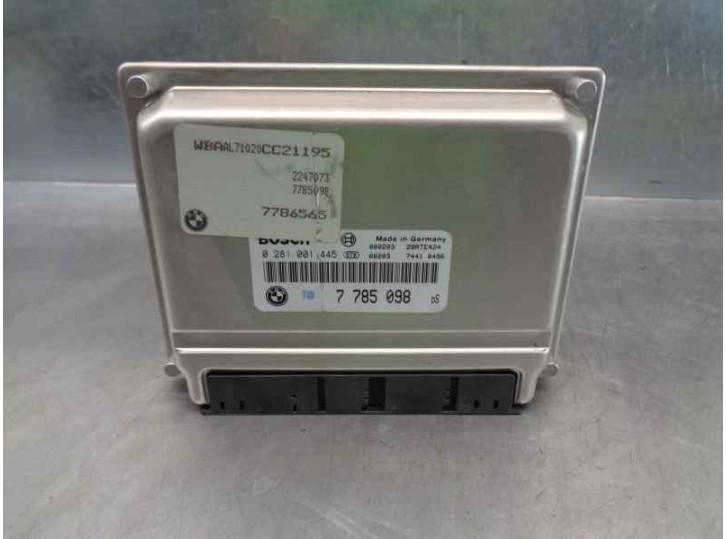 Recambio de centralita motor uce para bmw serie 3 berlina (e46) 2.0 16v diesel cat referencia OEM IAM 7785098 0281001445 BOSCH