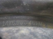 Replacement rim for Kia Joice LS OEM IAM reference 52910M2000 R14X5.5JJ46 STEEL