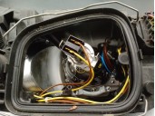 Recambio de faro izquierdo para volvo s40 berlina 2.0 diesel cat referencia OEM IAM 32206141 CON LUPA 4 PUERTAS