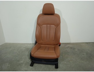 Recambio de asiento delantero derecho para bmw serie 5 berlina (g30) 2.0 16v turbodiesel referencia OEM IAM 1260823 CUERO BEIGE 