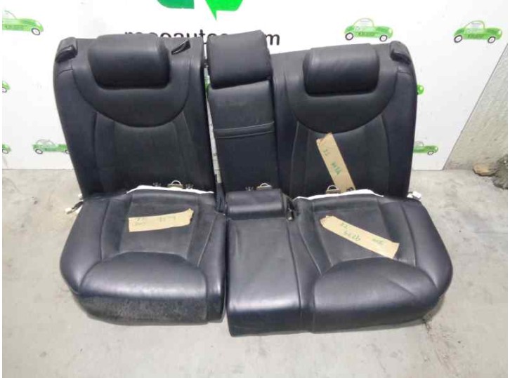 Recambio de asientos traseros para lexus ls430 (ucf30) básico referencia OEM IAM CUERO NEGRO 4 PUERTAS