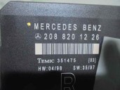 Recambio de centralita cierre para mercedes-benz clase clk (w208) coupe 3.2 v6 18v cat referencia OEM IAM 2088201226 
