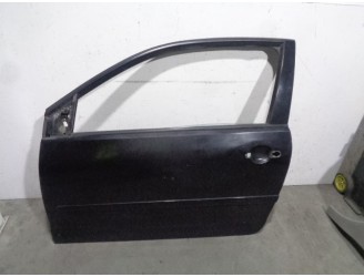 Recambio de puerta delantera izquierda para volkswagen polo (9n1) 1.4 tdi referencia OEM IAM 6Q3831055K NEGRA 3 PUERTAS