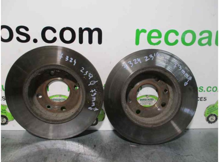 Recambio de disco freno delantero para renault 5 (b/c40) 1.1 referencia OEM IAM 