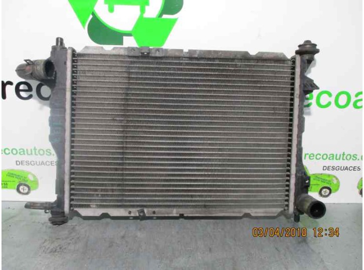 Recambio de radiador agua para chevrolet matiz 1.0 cat referencia OEM IAM 96591475  