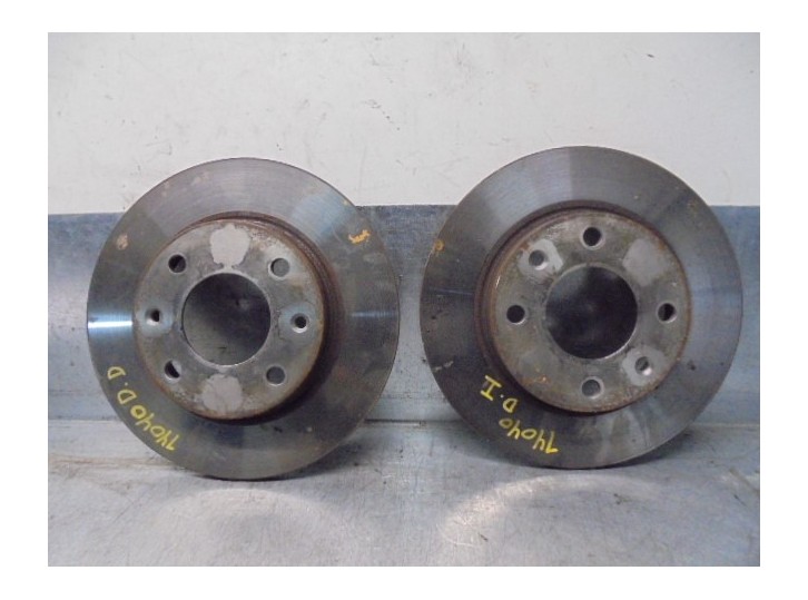 Recambio de disco freno delantero para citroën saxo 1.4 referencia OEM IAM   
