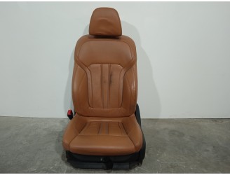 Recambio de asiento delantero izquierdo para bmw serie 5 berlina (g30) 2.0 16v turbodiesel referencia OEM IAM 1260823 CUERO BEIG