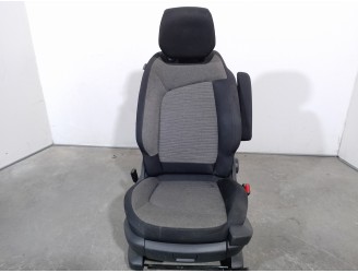 Recambio de asiento delantero derecho para citroën c4 picasso seduction referencia OEM IAM 4825966 TELA NEGRA Y GRIS 5 PUERTAS