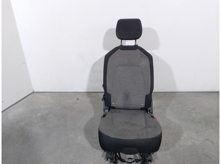 Recambio de asiento trasero medio para citroën c4 picasso seduction referencia OEM IAM 4825981 TELA NEGRA Y GRIS SEGUNDA FILA - 