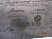 Recambio de intercooler para bmw serie 3 berlina (e46) 320d referencia OEM IAM 17512246795 1398379 MODINE