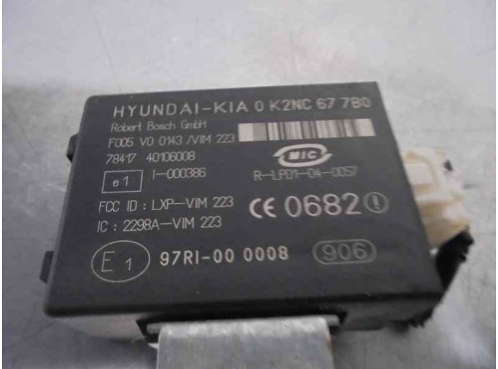 Recambio de modulo electronico para kia sorento 2.5 crdi referencia OEM IAM 0K2NC677B0 