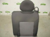 Recambio de asientos trasero izquierdo para opel meriva enjoy referencia OEM IAM  TELA NEGRA Y GRIS 5 PUERTAS