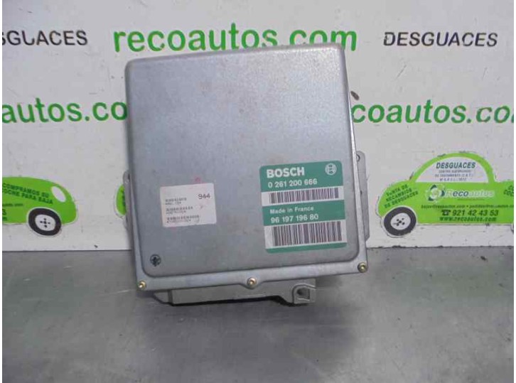 Replacement engine control unit (ECU) spare part for Citroën Xantia Berlina 1.8 CAT (LFZ / XU7JP) OEM IAM reference 9619719680 0