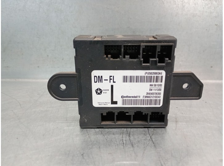 Recambio de centralita cierre para lancia voyager monospace (404_) 2.8 crd (rt, 53) referencia OEM IAM 05026863AE CONTINENTAL
