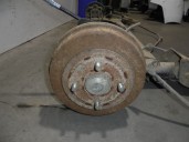 Recambio de puente trasero para mg serie 200 (rf) 2.0 turbodiesel referencia OEM IAM TAMBOR 4 AGUJEROS BURRA 13