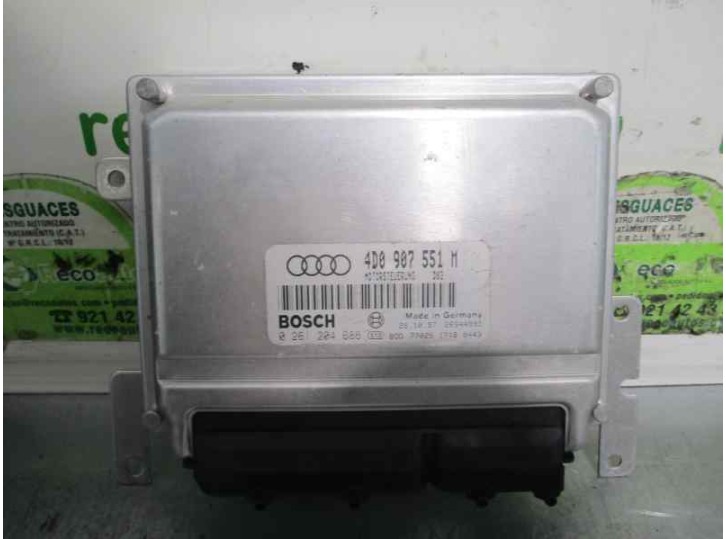 Engine ECU replacement part for Audi A8 (D2) 2.8 V6 30V OEM IAM reference 4D0907551M 0261204686 BOSCH