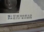 Recambio de piloto trasero derecho para bmw serie 3 berlina (e90) 335d referencia OEM IAM 6937460 DE PORTON 4 PUERTAS