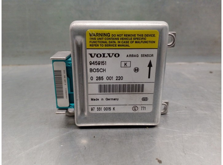 Recambio de centralita airbag para volvo s70 berlina 2.3 turbo cat referencia OEM IAM 9459151 0285001220 BOSCH