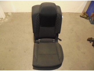 Recambio de asientos trasero izquierdo para skoda karoq (nu) 125 aniversario referencia OEM IAM TELA NEGRA 5 PUERTAS