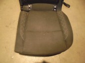 Recambio de asientos trasero izquierdo para skoda karoq (nu) 125 aniversario referencia OEM IAM TELA NEGRA 5 PUERTAS