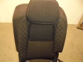 Recambio de asientos trasero izquierdo para skoda karoq (nu) 125 aniversario referencia OEM IAM  TELA NEGRA 5 PUERTAS