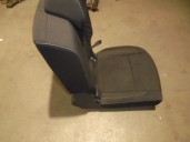 Recambio de asientos trasero izquierdo para skoda karoq (nu) 125 aniversario referencia OEM IAM TELA NEGRA 5 PUERTAS