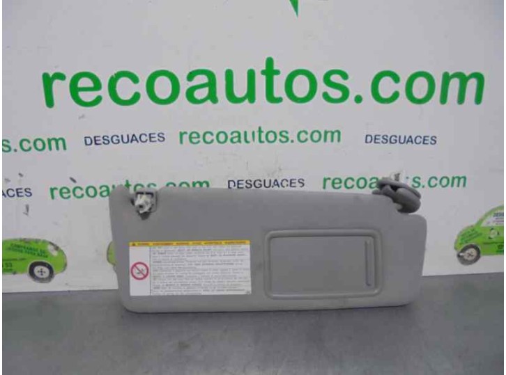 Recambio de parasol derecho para lexus gs (gs/us/ws19) 3.0 v6 24v cat referencia OEM IAM 