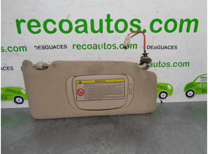Recambio de parasol derecho para lexus rx 300(mcu35) 3.0 v6 cat referencia OEM IAM 