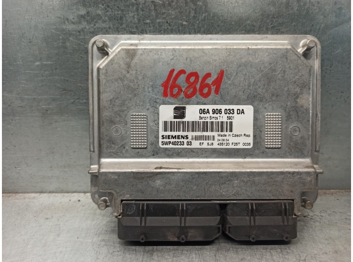 Recambio de centralita motor uce para seat toledo (5p2) 1.6 referencia OEM IAM 06A906033DA 5WP4023303 SIEMENS