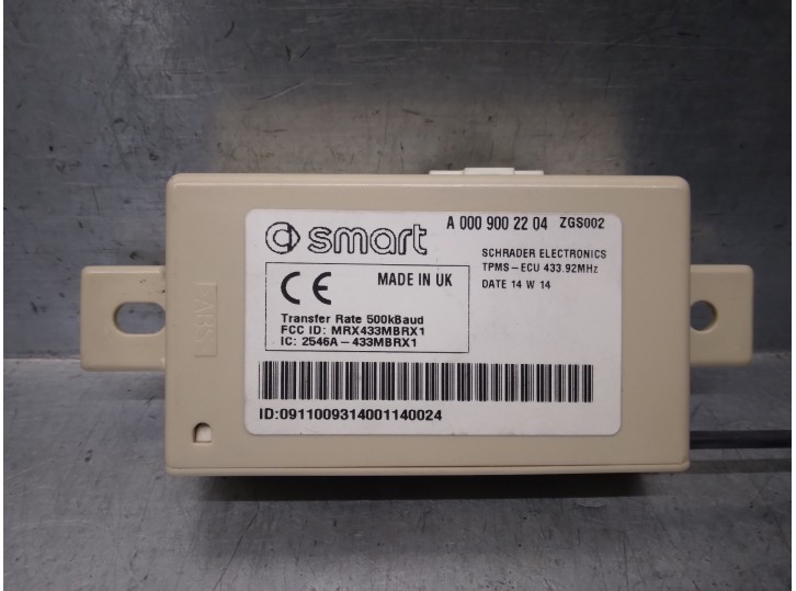 Recambio de modulo electronico para smart coupe 1.0 cat referencia OEM IAM A0009002204  