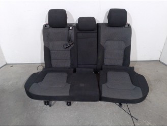 Recambio de asientos traseros para volkswagen passat variant (365) 2.0 tdi referencia OEM IAM 3AF885504AL TELA NEGRA Y GRIS 5 PU