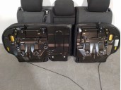 Recambio de asientos traseros para volkswagen passat variant (365) 2.0 tdi referencia OEM IAM 3AF885504AL TELA NEGRA Y GRIS 5 PU