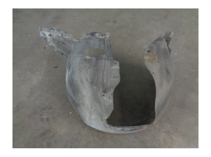 Replacement front left wheel arch for Seat Toledo (5P2) 1.6 OEM IAM reference 5P0809957 BASKET 17B