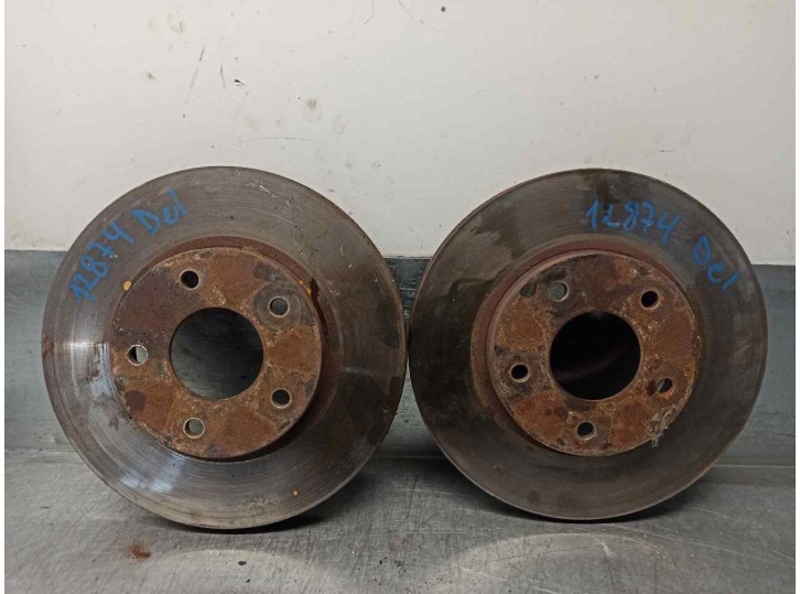 Recambio de disco freno delantero para nissan x-trail (t30) 2.2 16v turbodiesel cat referencia OEM IAM   