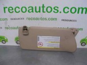 Recambio de parasol izquierdo para cadillac srx 3.6 v6 cat referencia OEM IAM 15006351 
