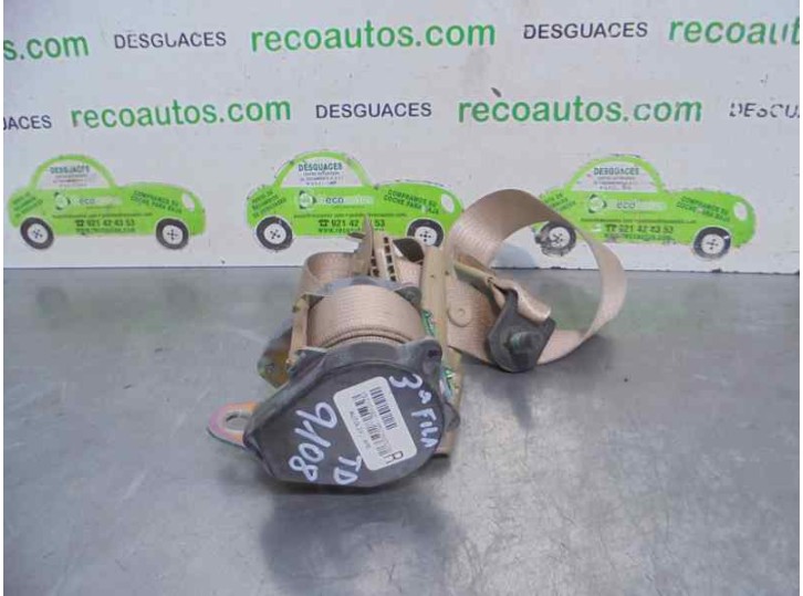 Recambio de cinturon seguridad trasero derecho para cadillac srx 3.6 v6 cat referencia OEM IAM 15210162  