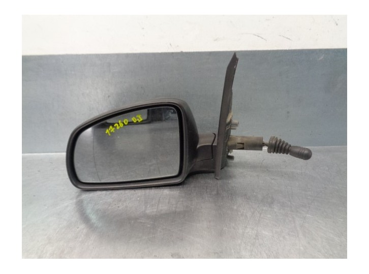 Replacement left side mirror for Opel Meriva A 1.7 16V OEM IAM reference 93494551 MANUAL BLACK 5 DOORS