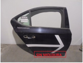 Recambio de puerta trasera derecha para skoda superb (3v3) active referencia OEM IAM 3V5833052 NEGRO ROTULADO 4 PUERTAS