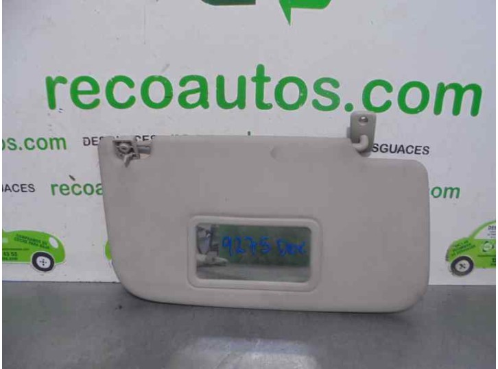 Recambio de parasol derecho para opel combo (corsa c) 1.7 16v dti cat (y 17 dt / lr6) referencia OEM IAM 