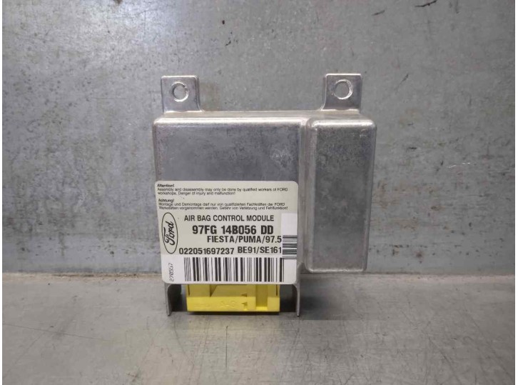 Recambio de centralita airbag para ford fiesta berlina 1.3 cat referencia OEM IAM 97FG14B056DD 